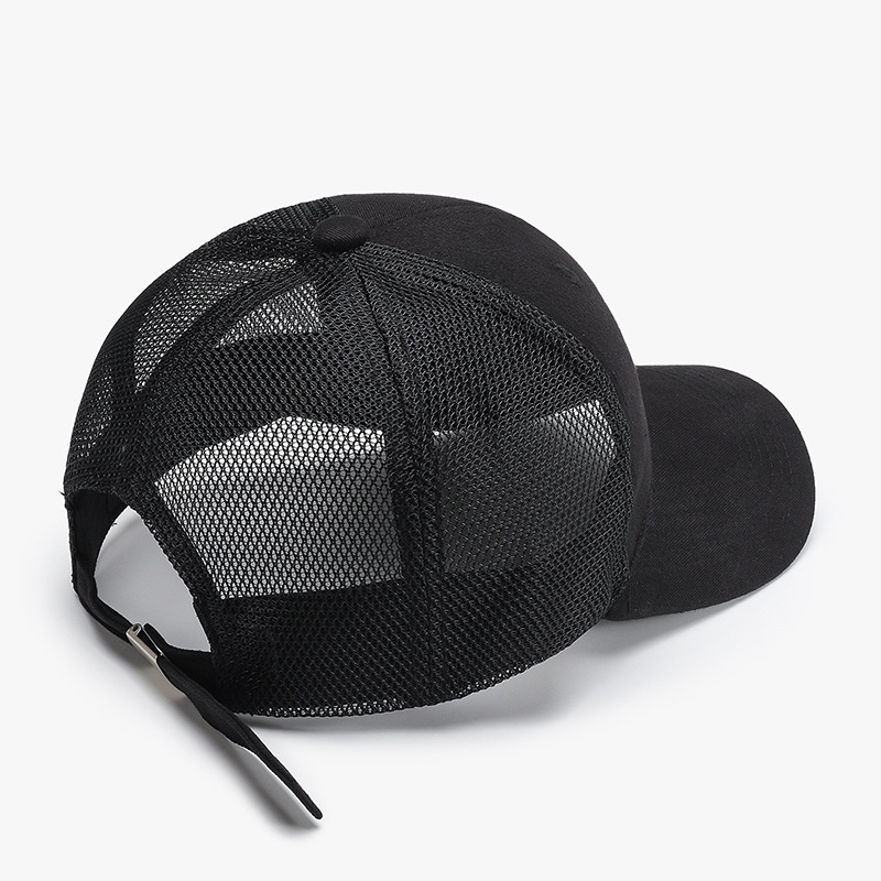 Tor Zur Wildnis Spring And Summer Hard Top Mesh Letter Unisex Black Baseball Cross-Border Outdoor Sun Protection Duckbill Cap_voghion.com