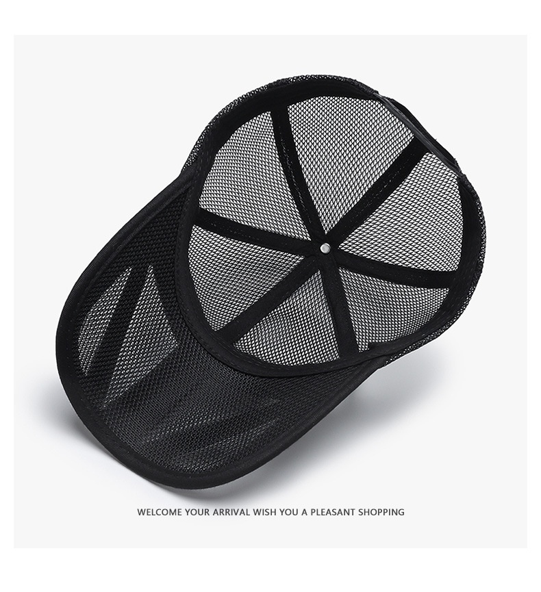 Ventilerande mesh basebollkeps för solskydd för herr och dam_voghion.com