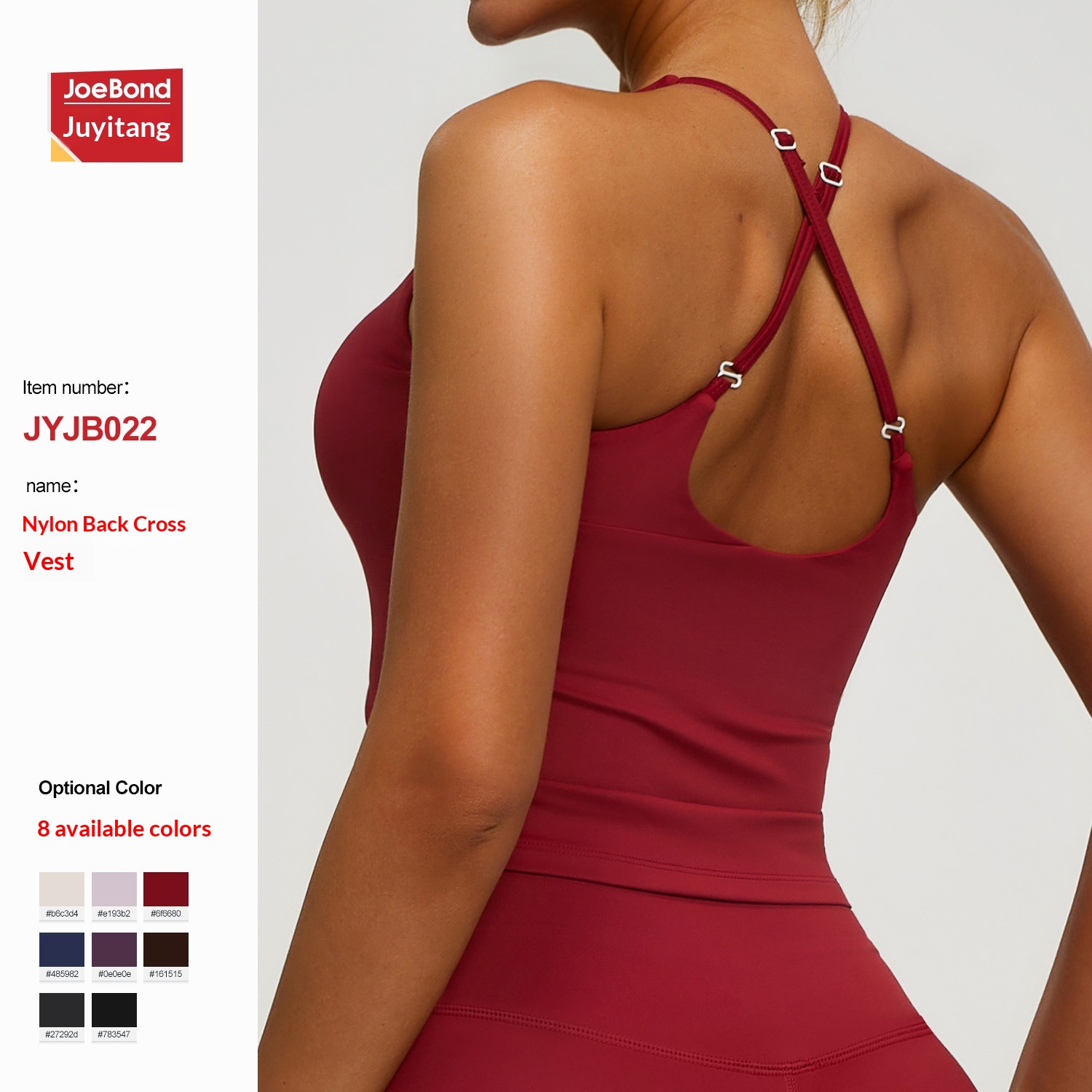 Tor Zur Wildnis New Cross-Border Beauty Back Fitness Yoga Tank Top Sleeveless Sports Bra For Women_voghion.com