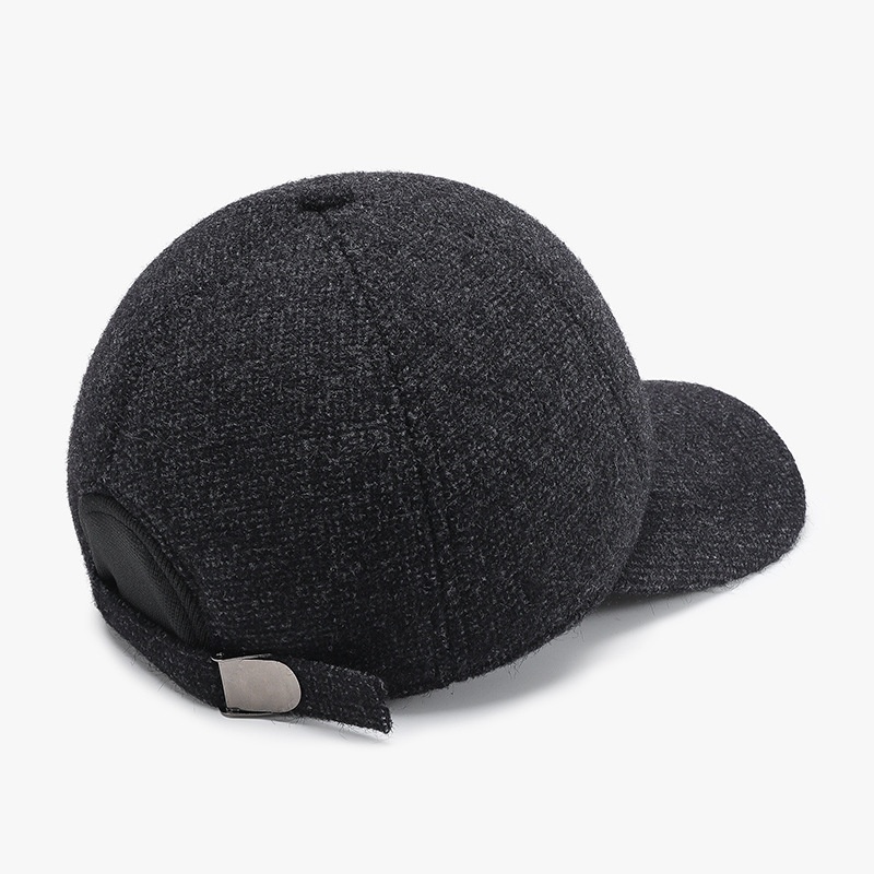 Tor Zur Wildnis Autumn And Winter Outdoor Sports Travel Warm Thickened Woolen Men's Baseball Cap Cross-Border Ear Protection Windproof_voghion.com