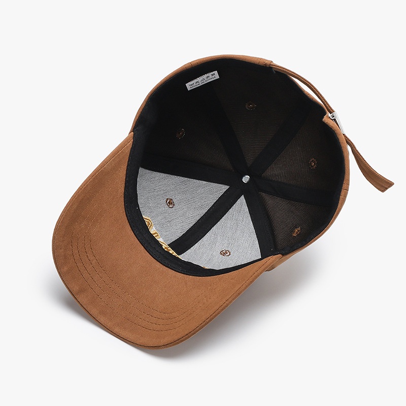 Tor Zur Wildnis con bordado de letras, sombrero de ala rígida tipo pico de pato, gorra de béisbol de protección solar para mujer, adelgazamiento facial, unisex_voghion.com