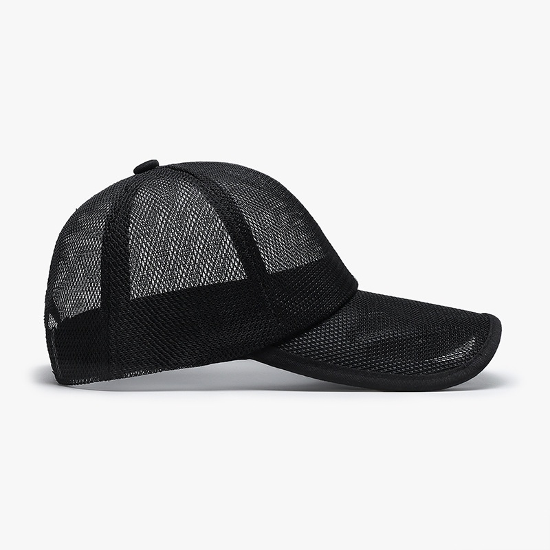 Tor Zur Wildnis Summer Men's Hollow Brim Breathable Mesh Baseball Outdoor Sports Protection Cap Women's Sun Hat_voghion.com