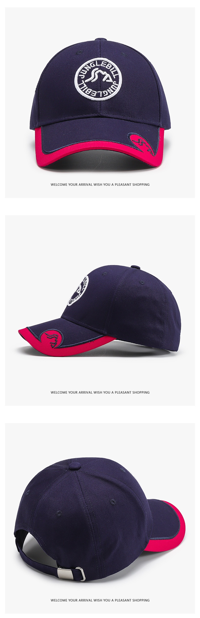 Baseball Cap With Letter Embroidery Large Fit For Men Autumn_voghion.com