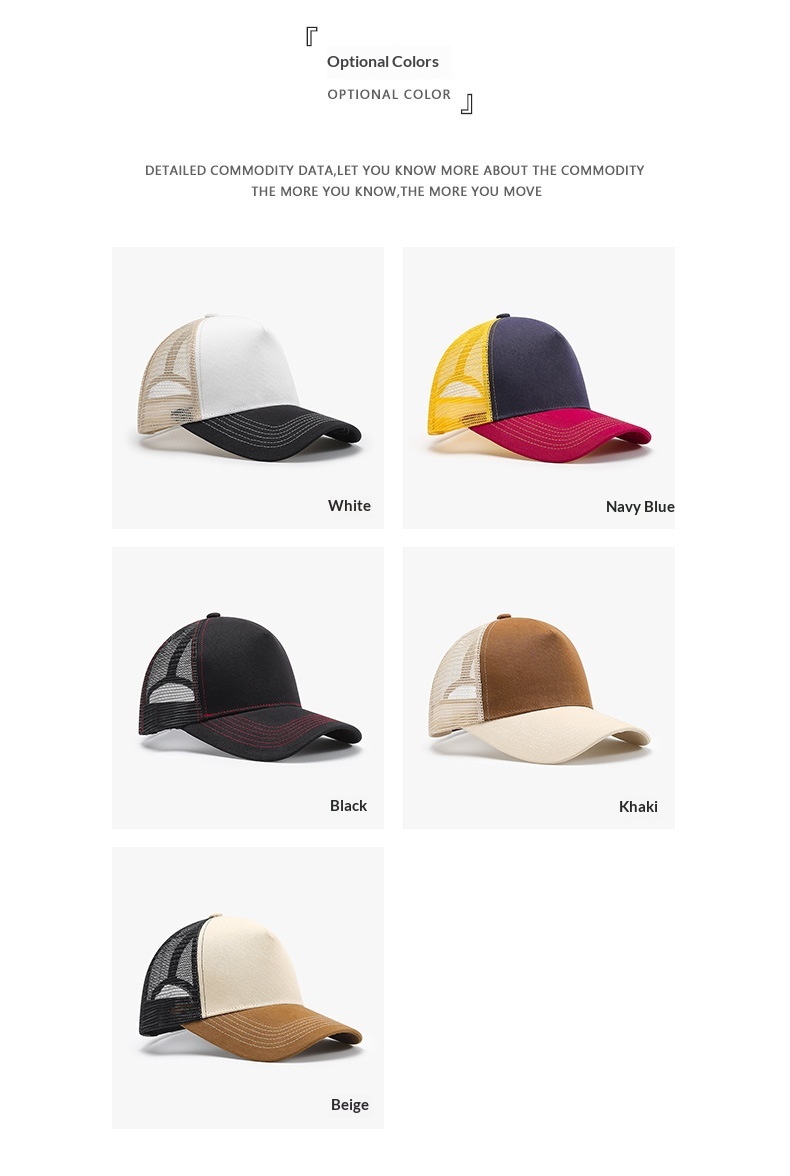 Trucker caps og baseballcaps med netting og broderi_voghion.com