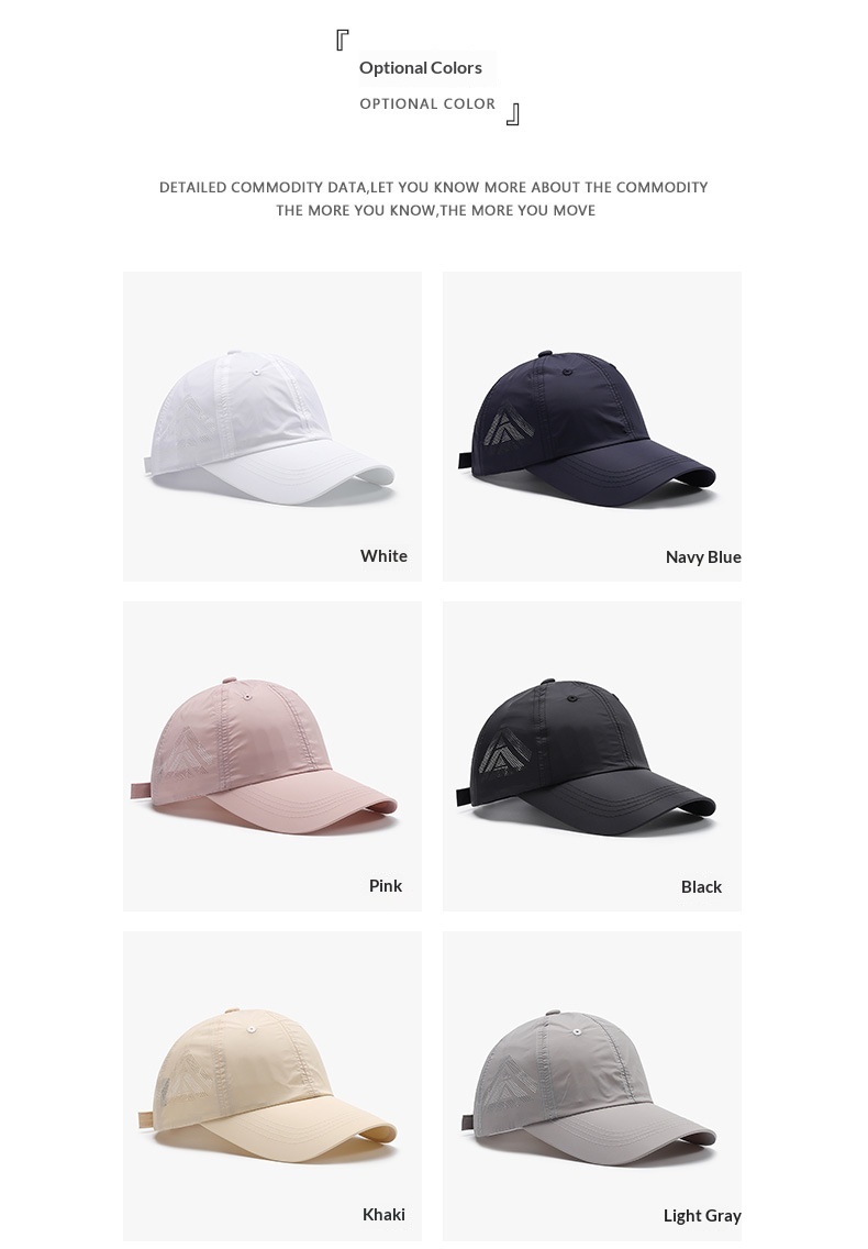 Tor Zur Wildnis Men's New Baseball Cap Sunshade Outdoor Quick-Dry Sun Protection Hat Summer_voghion.com