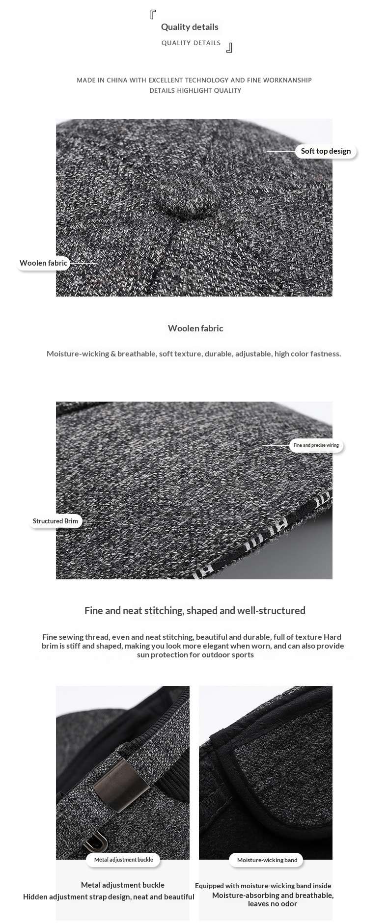 Warm Fleece-lined Baseball Cap For Men And Elderly Winter Wear_voghion.com