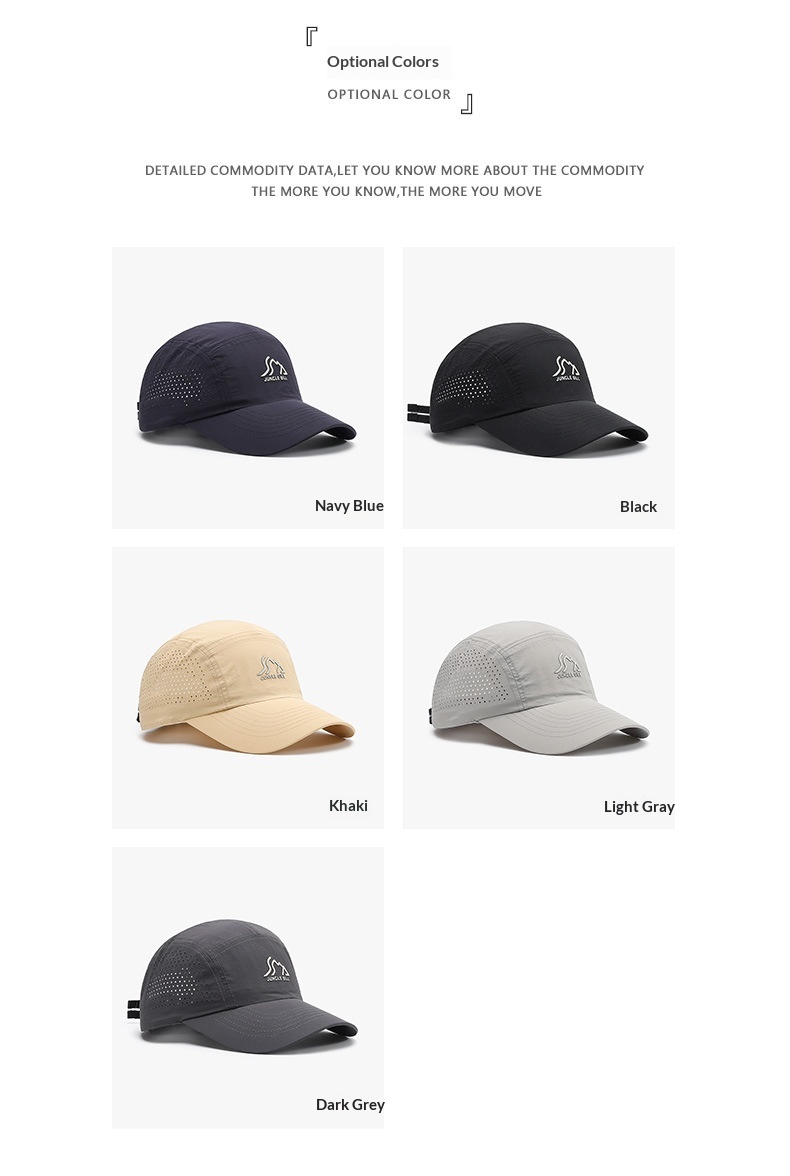 Outdoor Baseball Cap Waterproof Breathable Quick-dry Sun Protection_voghion.com