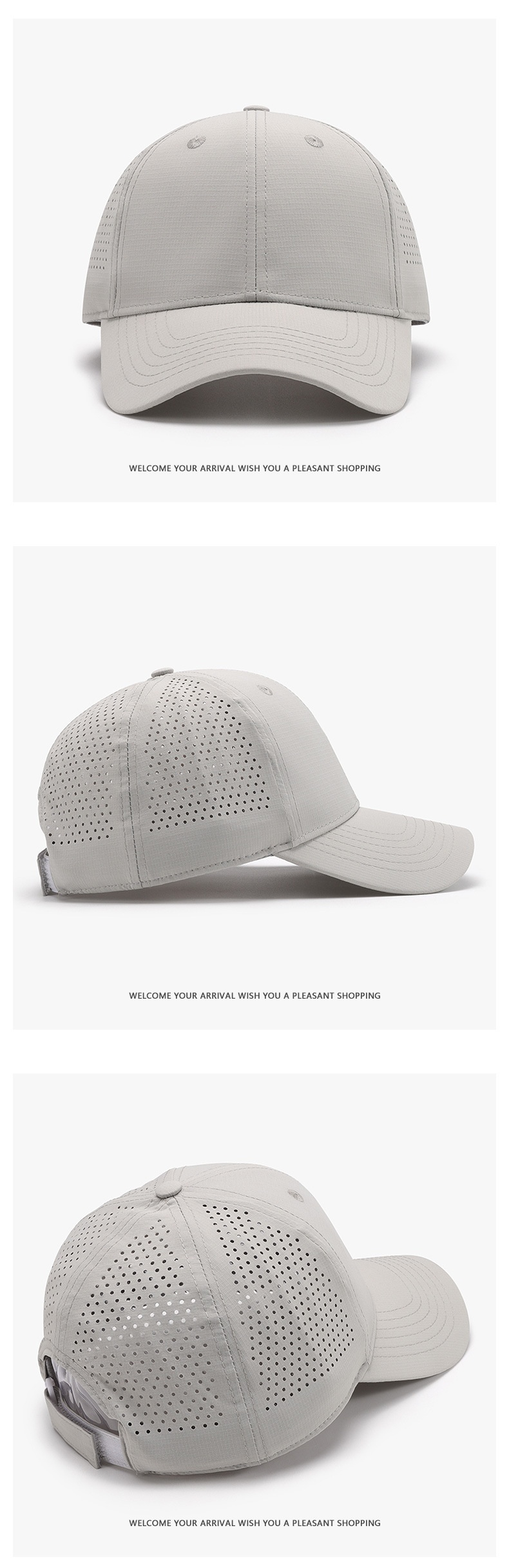 Ventilerande baseballkeps för män för sport och resor_voghion.com