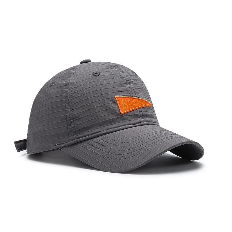 Tor Zur Wildnis Spring New Plaid Quick-Dry Hat Unisex Lightweight Breathable Embroidered S Letter Outdoor Fishing Baseball Cap_voghion.com