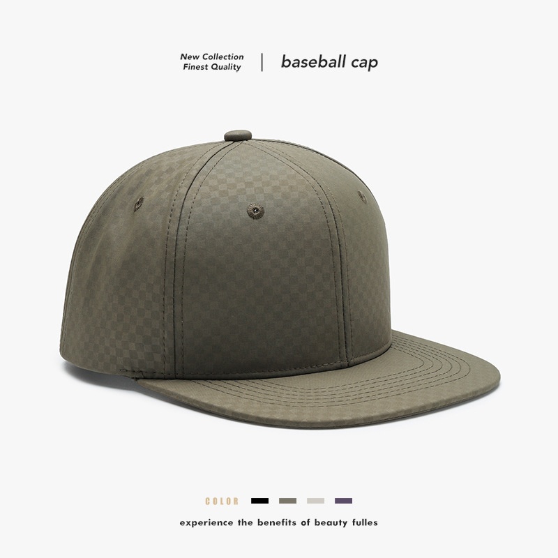 Tor zur Wildnis Baseball Herren Trendy New Waffle Solid Color Artistic Retro Casual Breathable Hi-Ho Für Damen Summer Outdoor Duckbill_voghion.com