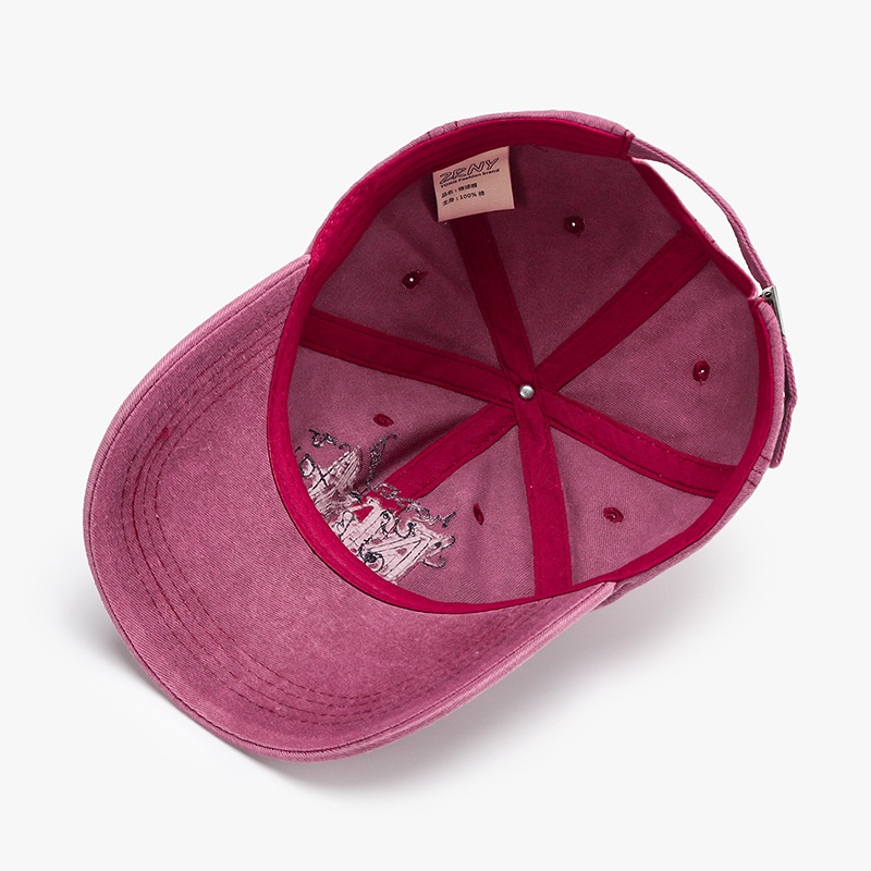 Tor Zur Wildnis Embroidered Hat Winter Style Unisex Baseball New Washed Letter Autumn Sunshade Duckbill Cap Wholesale_voghion.com