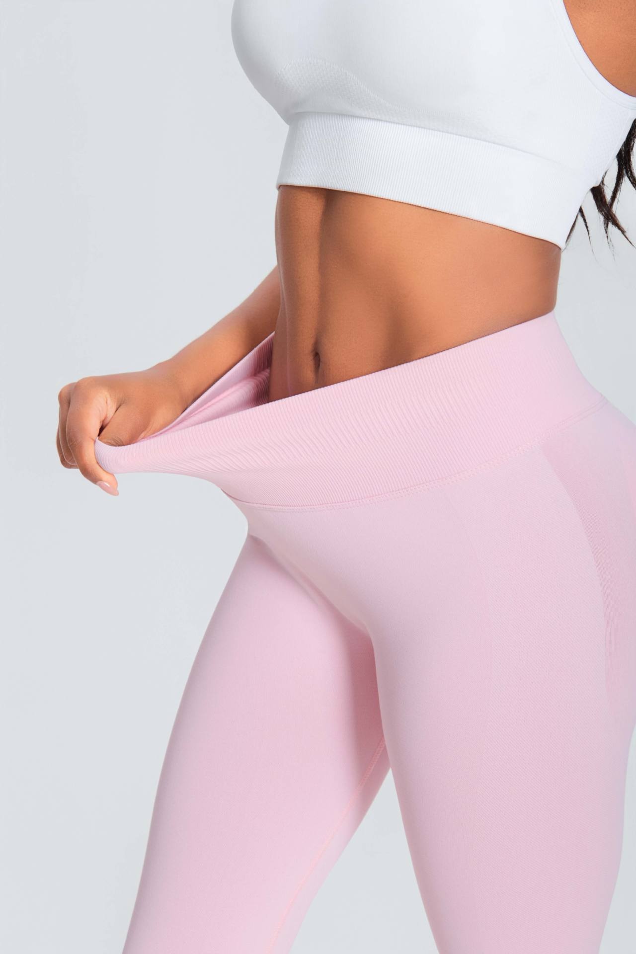 High waist yoga legging met buikcorrectie en push-up effect_voghion.com