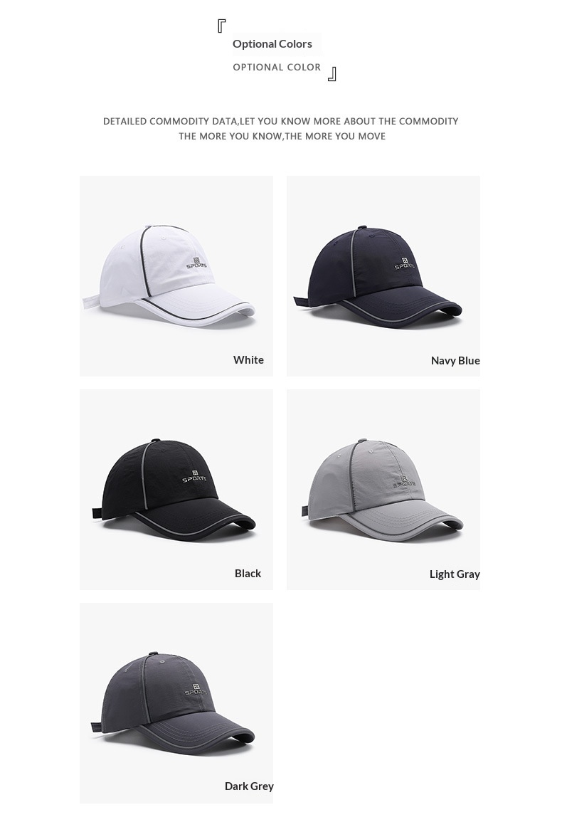 Tor Zur Wildnis Summer Thin Quick-Dry Breathable Men's Large Head Circumference Baseball Casual Perforated Cross-Border Outdoor Sunshade_voghion.com