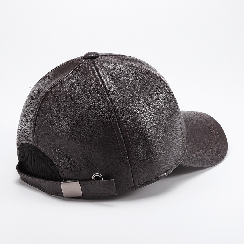 Tor zur Wildnis Mütze Herbst Winter Einfarbig Schlichte Baseballkappe Outdoor Herren Mittleres und Senioren Reise Winddicht Warme Entenschnabelmütze_voghion.com