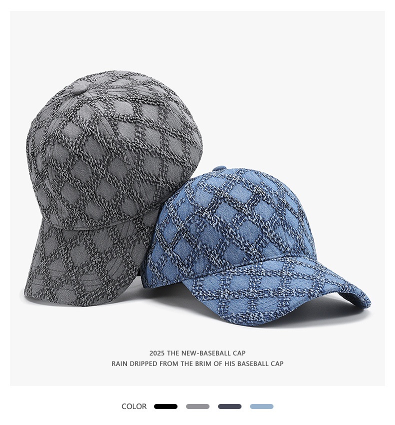 Designer basebollkeps för män modern duckbill keps_voghion.com