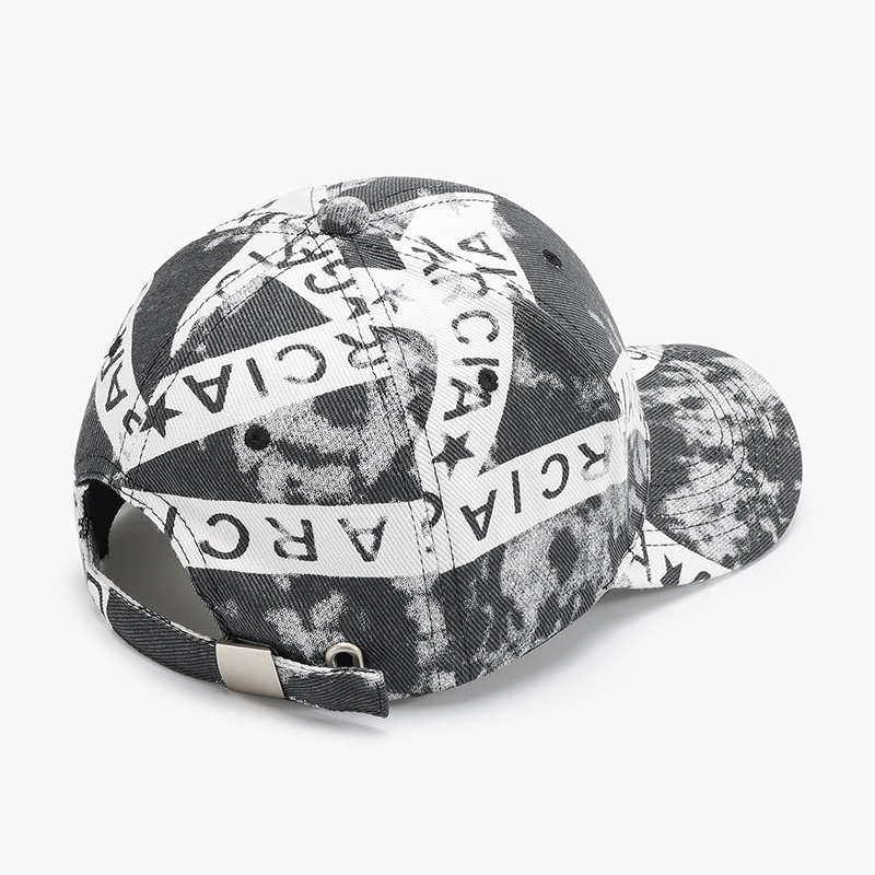 Tor Zur Wildnis Hard Top Printed Cotton Baseball For Men And Women Korean Style Graffiti Duckbill Casual Sunshade Sun Protection_voghion.com