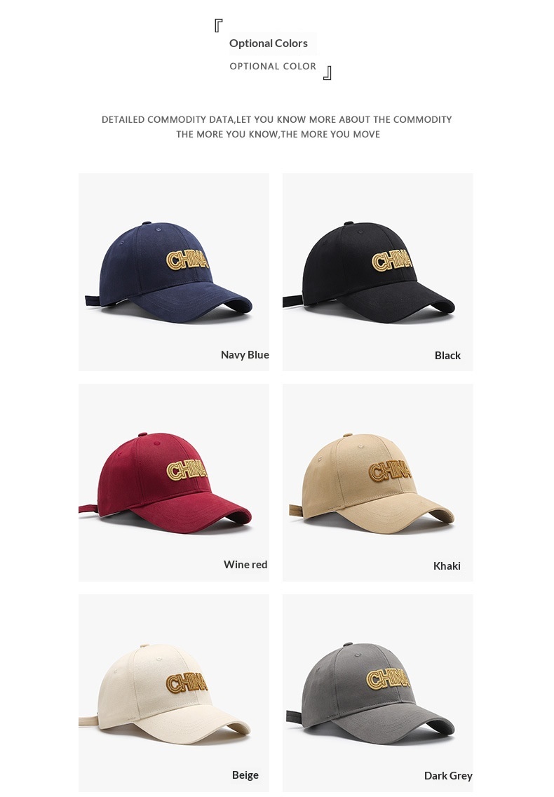 Gorra de béisbol con visera y bordado de letras para mujer_voghion.com