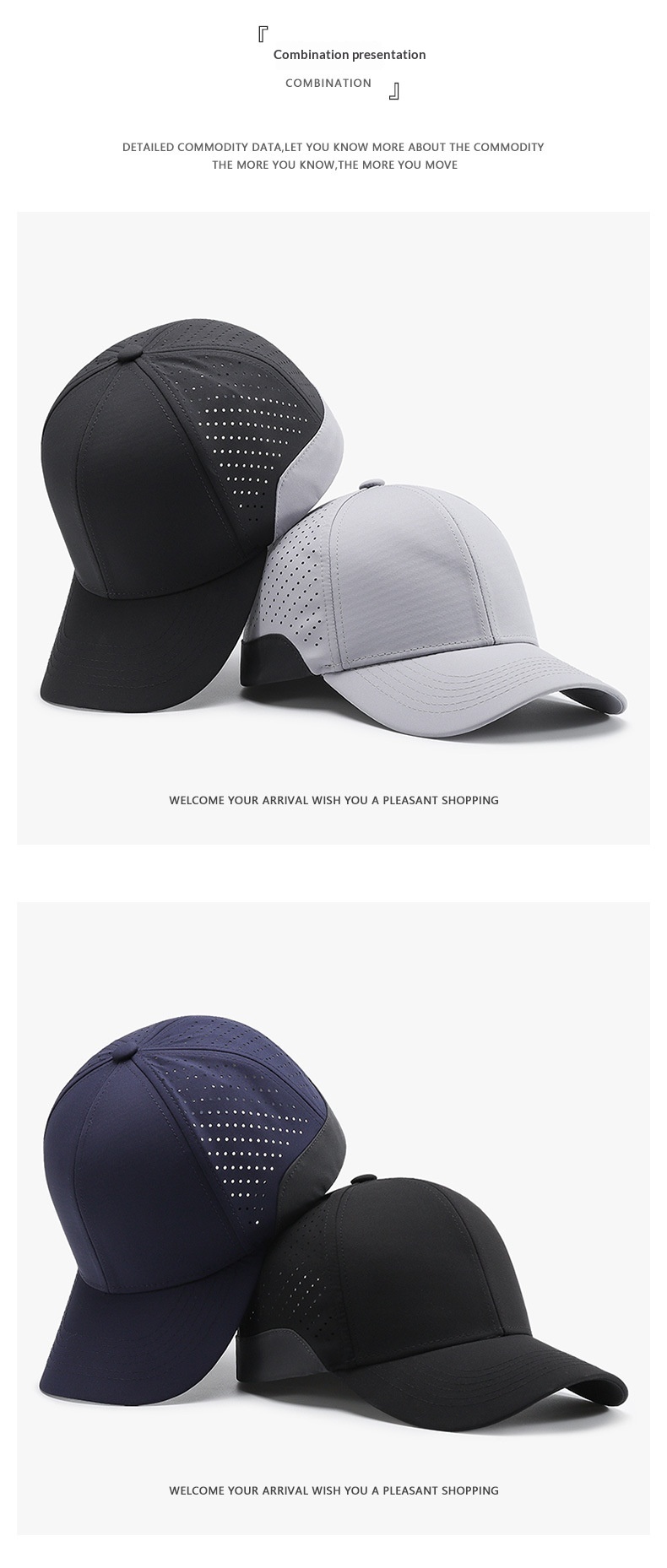 Breathable Quick-dry Baseball Cap Sun Protection Duckbill Hat_voghion.com