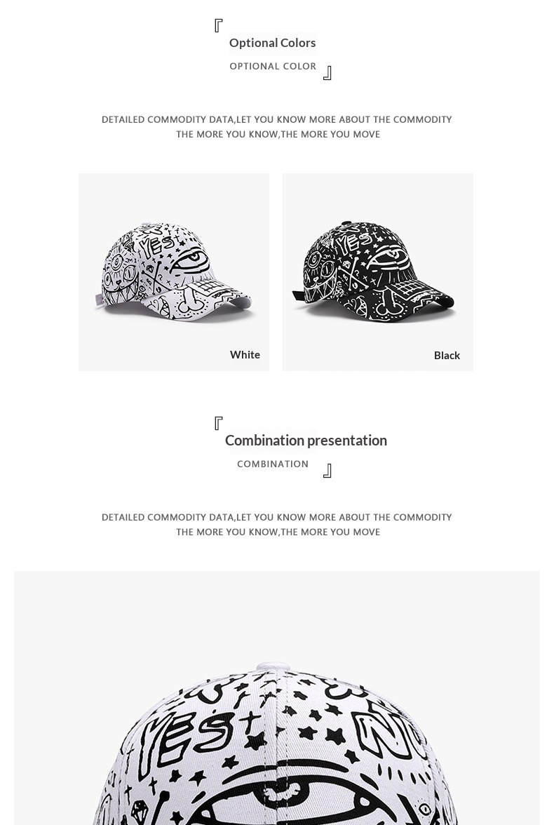Graffiti Baseballcap Mit Streetstyle Für Herren Für Sport Freizeit_voghion.com