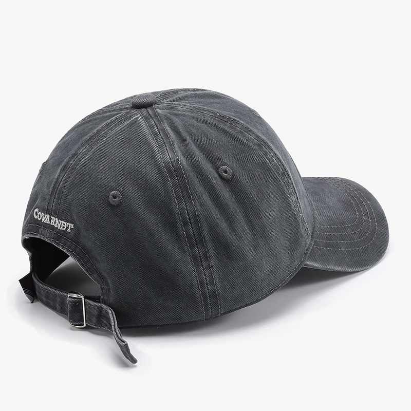 Tor Zur Wildnis Simple Large Letter Solid Color Soft Top Baseball For Men And Women, Couple Style, Casual Versatile Sunshade_voghion.com