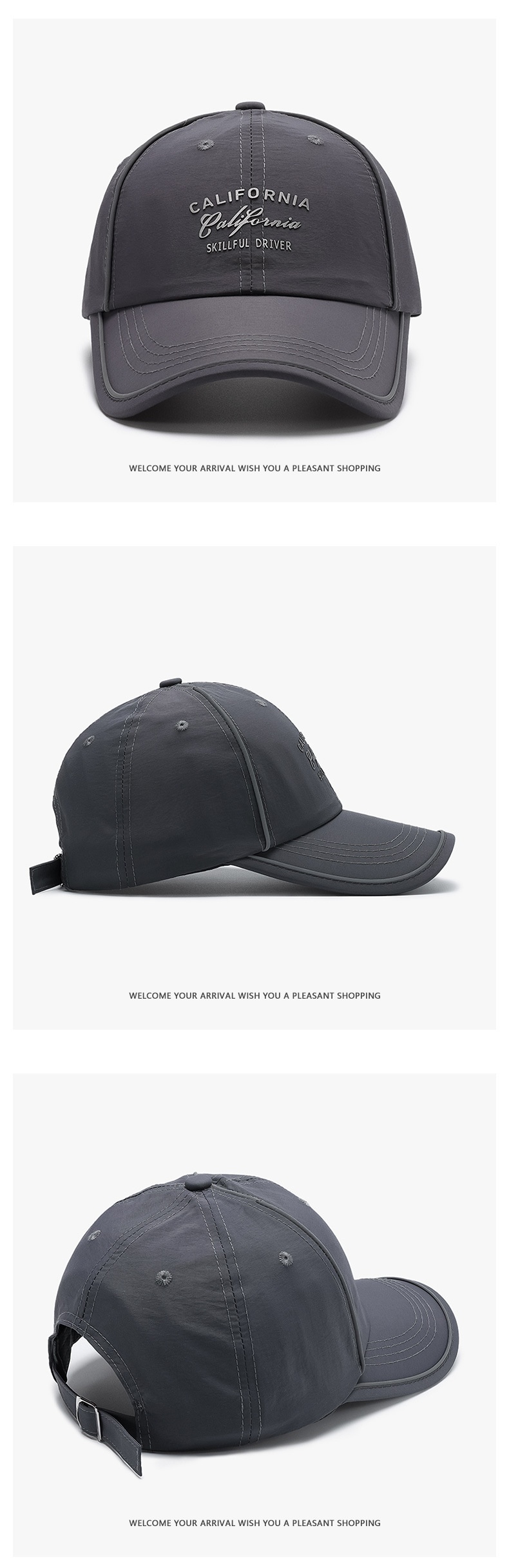 Baseball Cap Summer Unisex Breathable Lightweight Sun Hat_voghion.com