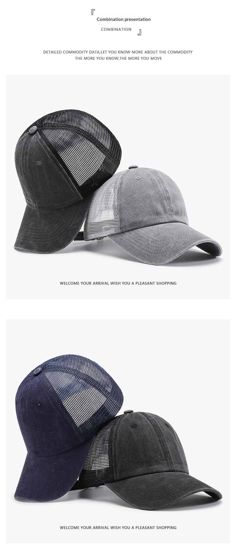 Tor Zur Wildnis New Men's Women's Spring Summer Vintage Washed Anti-Sun Outdoor Retro European And American Style Mesh Sun Hat_voghion.com
