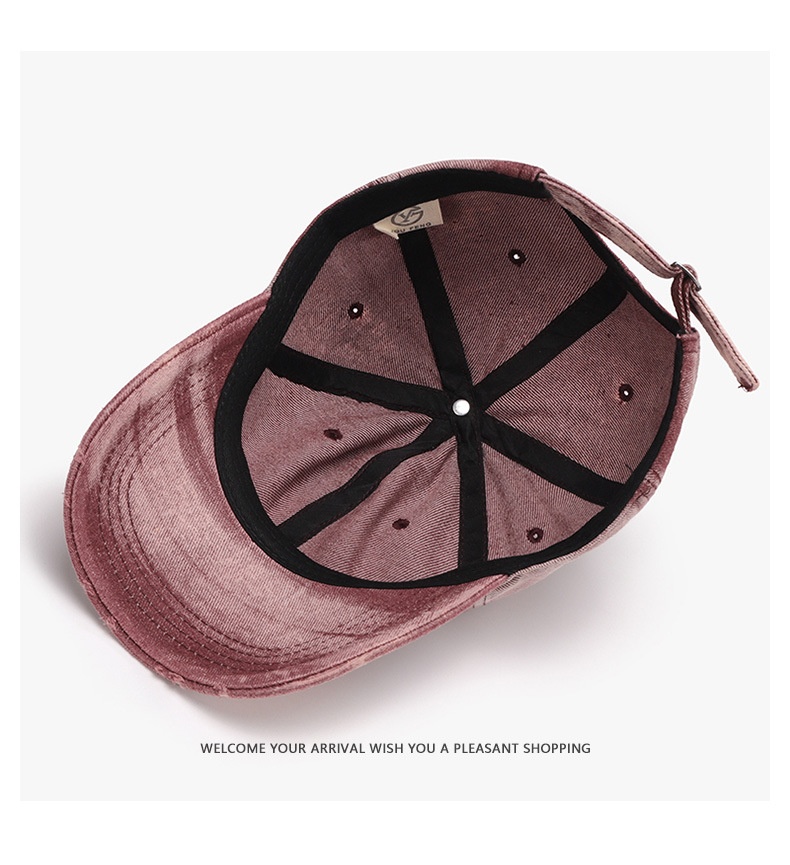 Washed Baseball Cap For Men Colour Block Versatile Outdoor Hat_voghion.com