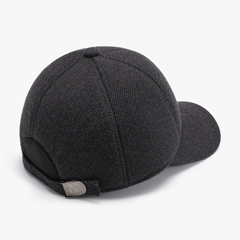 Tor zur Wildnis Winter Outdoor Soft Top Gehörschutz Herren Mittleres Alter Älterer Entenschnabel Breiter großer Kopfumfang Europäisch Und_voghion.com