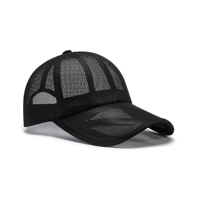 Tor Zur Wildnis Summer Men's Hollow Brim Breathable Mesh Baseball Outdoor Sports Protection Cap Women's Sun Hat_voghion.com