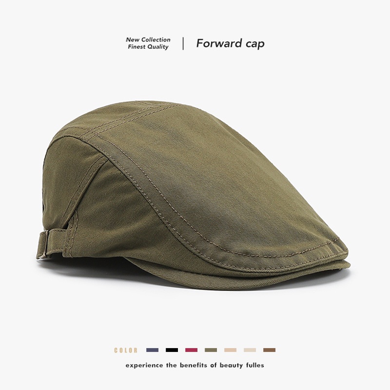 Tor Zur Wildnis New Four Seasons Forward European And American Style Retro Unisex Casual Fashion British Beret Sunshade Cross-Border Hat_voghion.com