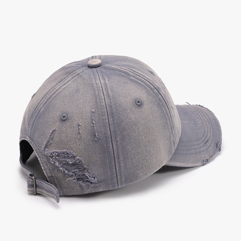 Gorra Tor Zur Wildnis de primavera y otoño, suave, lavada, para mujer, estilo vintage, de béisbol, para hombre, versátil, transpirable, con visera de pato._voghion.com