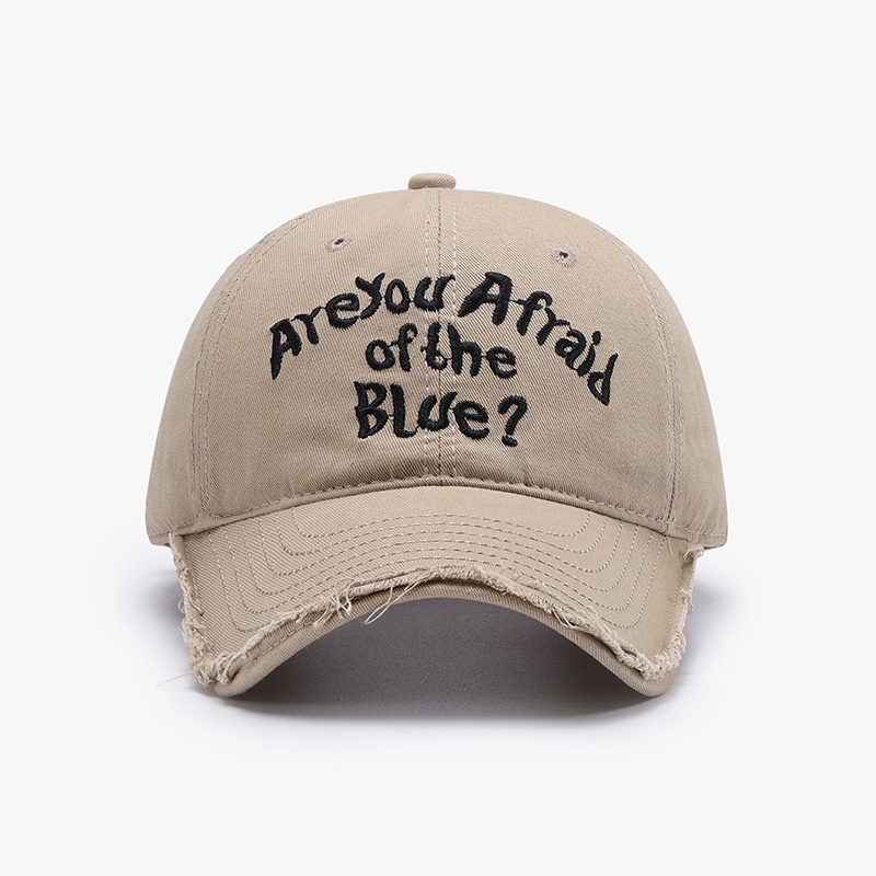 Tor Zur Wildnis Outdoor Personality Women's Large Hat Baseball Street Style Face Slimming Letter Embroidery Curved Brim Student Duckbill_voghion.com