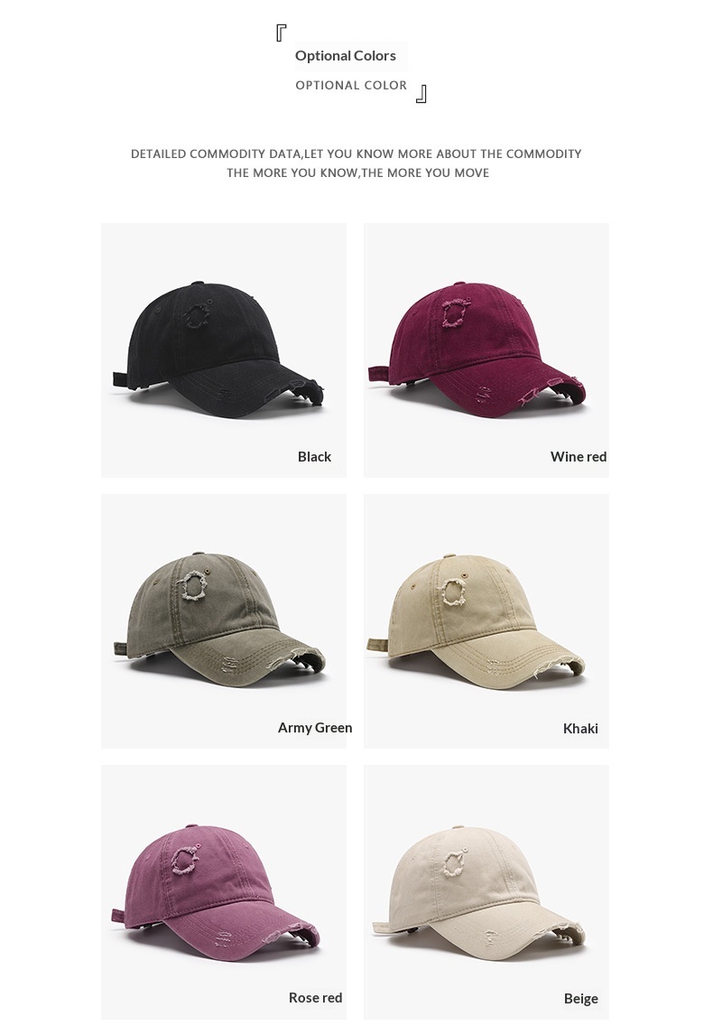 Tor Zur Wildnis Nw Big Plain Washd Basball With Hols Soft Top For Mn And Womn Outdoor Vrsatil Brathabl Duckbill Cap_voghion.com