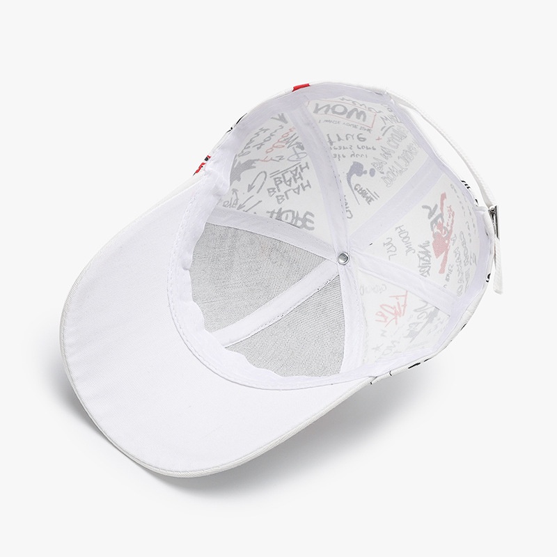 Tor Zur Wildnis INS Sunshade Sun Protection Casual Trendy Women Cartoon Graffiti Print Cap Student Baseball Hat Spring Summer New_voghion.com