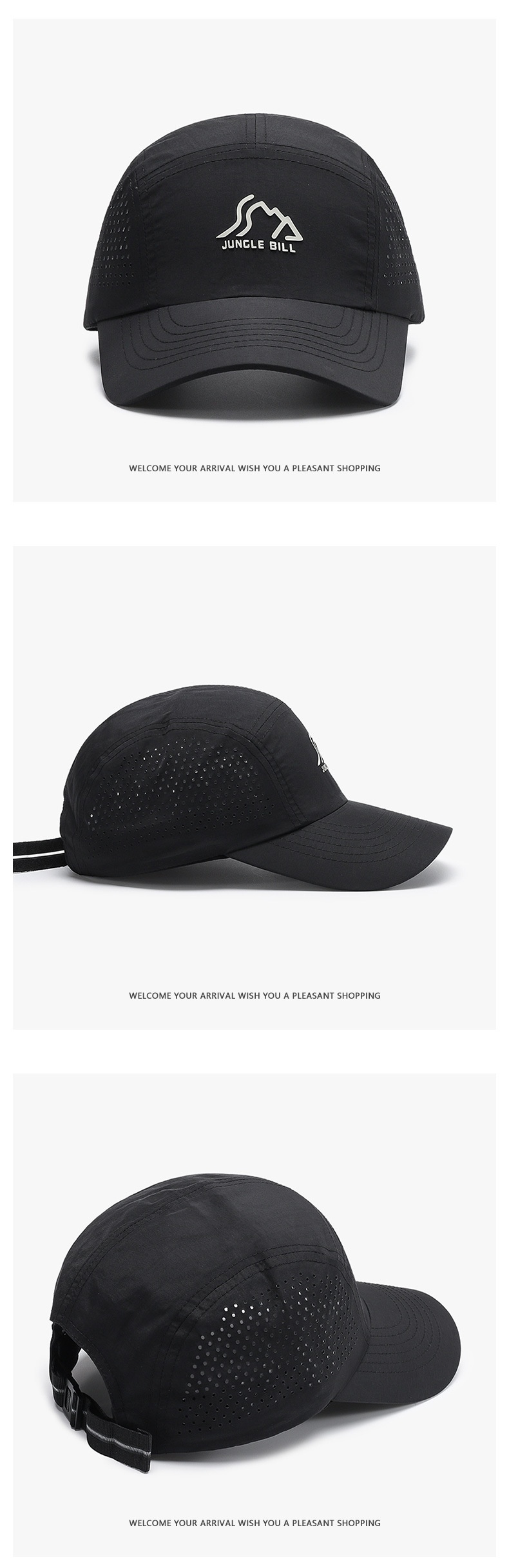 Outdoor Baseball Cap Waterproof Breathable Quick-dry Sun Protection_voghion.com