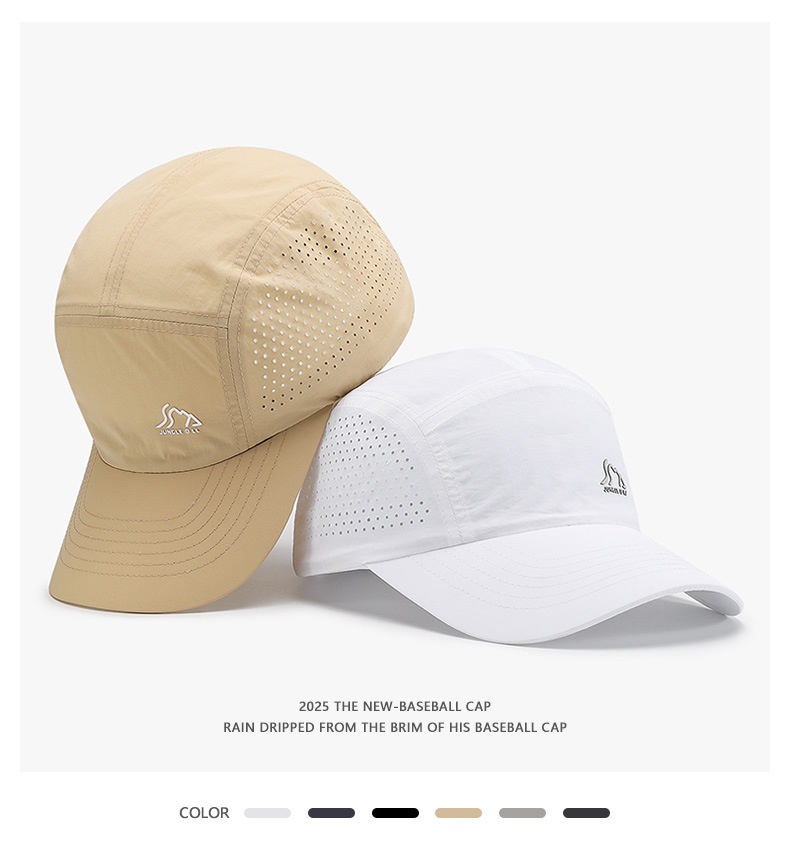 Quick-drying Baseball Cap For Outdoor Sports And Mountain Peak_voghion.com