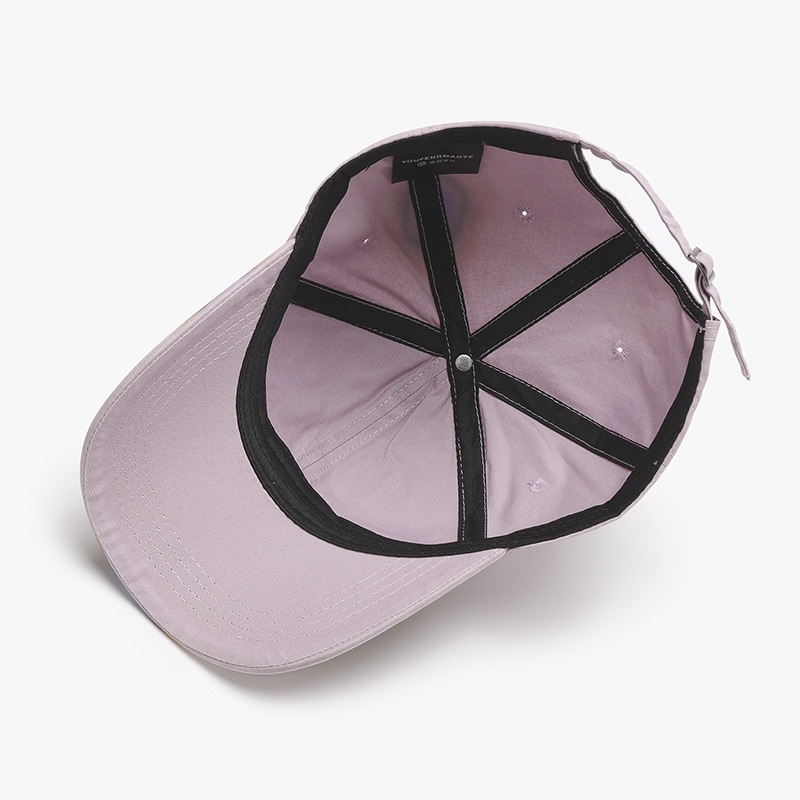 Tor Zur Wildnis Cross-Border New Xiyin Soft Color-Block Washed Men's Baseball Outdoor Round Top Sunshade Women's Duckbill Cap_voghion.com