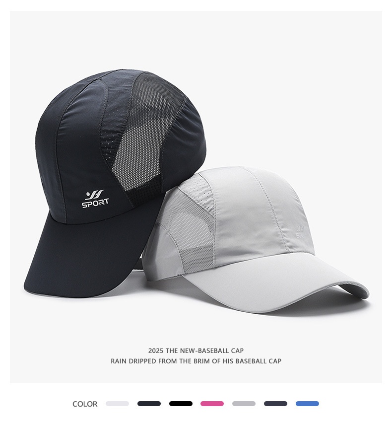 Tor Zur Wildnis Men Summer Thin Sunshade Outdoor Quick-Dry Hat Women Casual Breathable Protection Fishing Sun Baseball Cap_voghion.com