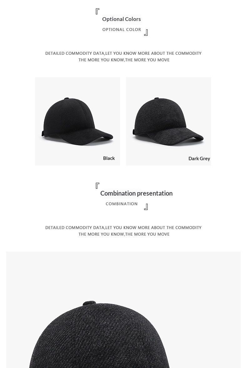 Tor Zur Wildnis Winter Warm Hat Middle-aged Elderly Men, Outdoor Cycling And Morning Walks, Cold-proof Ear Protection Cotton Hat,_voghion.com