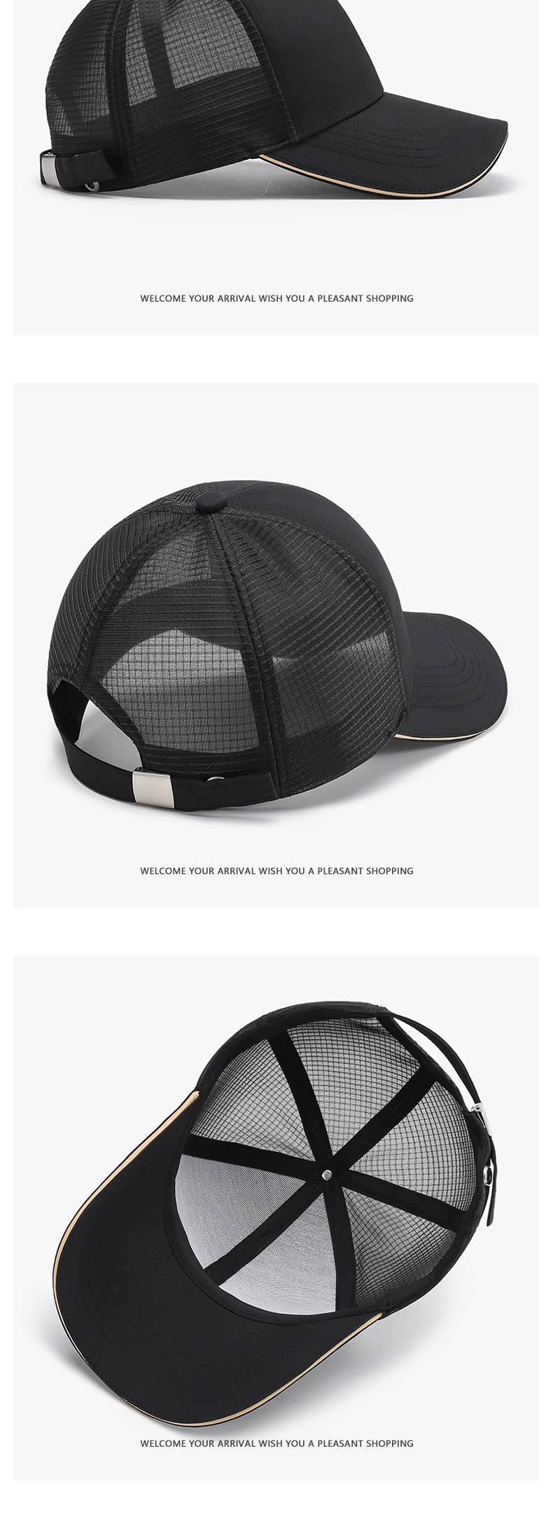 Baseball Cap Breathable Mesh Outdoor Summer Hat For Men And Women_voghion.com
