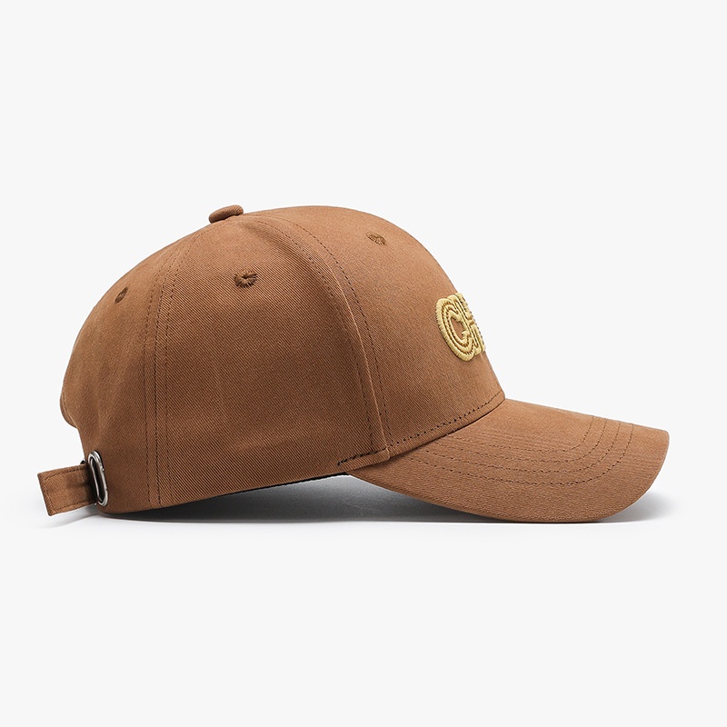 Tor Zur Wildnis con bordado de letras, sombrero de ala rígida tipo pico de pato, gorra de béisbol de protección solar para mujer, adelgazamiento facial, unisex_voghion.com