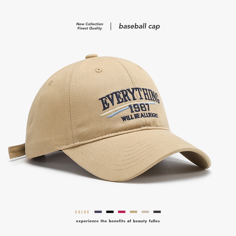 Tor Zur Wildnis Original Duckbill For Men And Women Students American Retro College Style Baseball Cap Deep Embroidered Soft Top Sun Hat_voghion.com