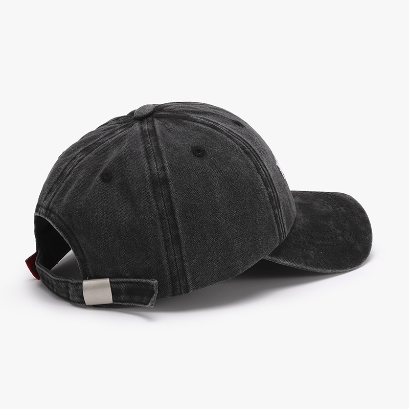 Tor Zur Wildnis Spring Summer Outdoor Soft Top Retro Unisex Letter Embroidery Duckbill Large Head Circumference Deepened Baseball Cap_voghion.com