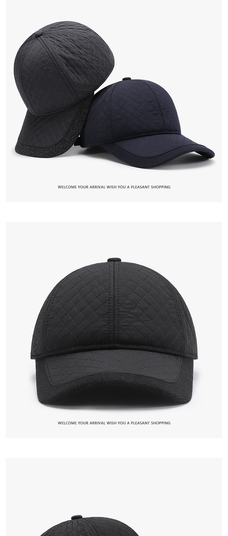 Winter baseball cap voor heren met oorverwarming_voghion.com