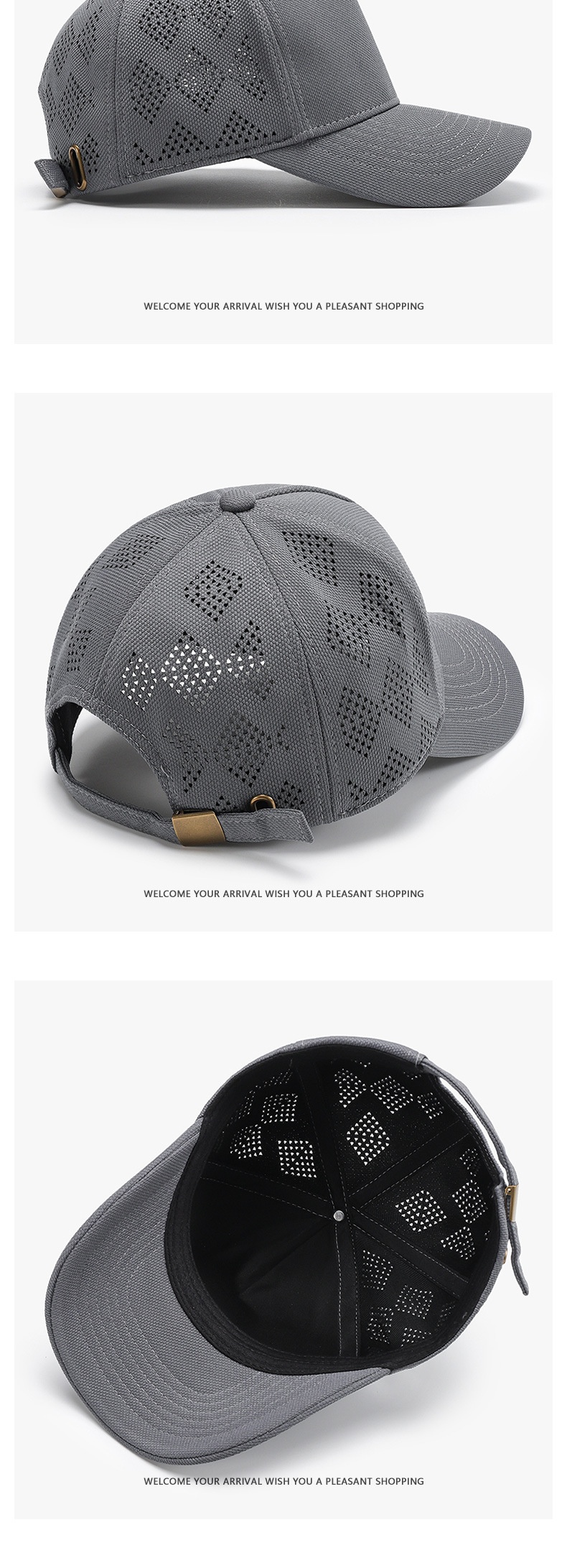 Baseball Cap Breathable Quick-dry Mesh Duckbill For Outdoor_voghion.com