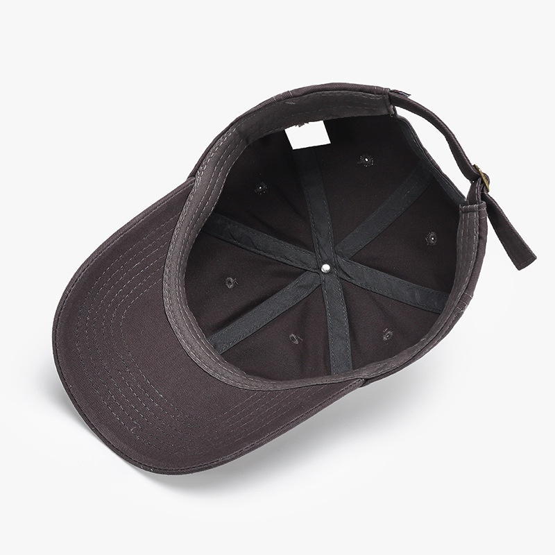 Tor Zur Wildnis Primavera Estate Nuovo cappellino da baseball con lettere ricamate per donna, cappellino casual versatile che snellisce il viso, cappellino a becco d'anatra per coppie_voghion.com
