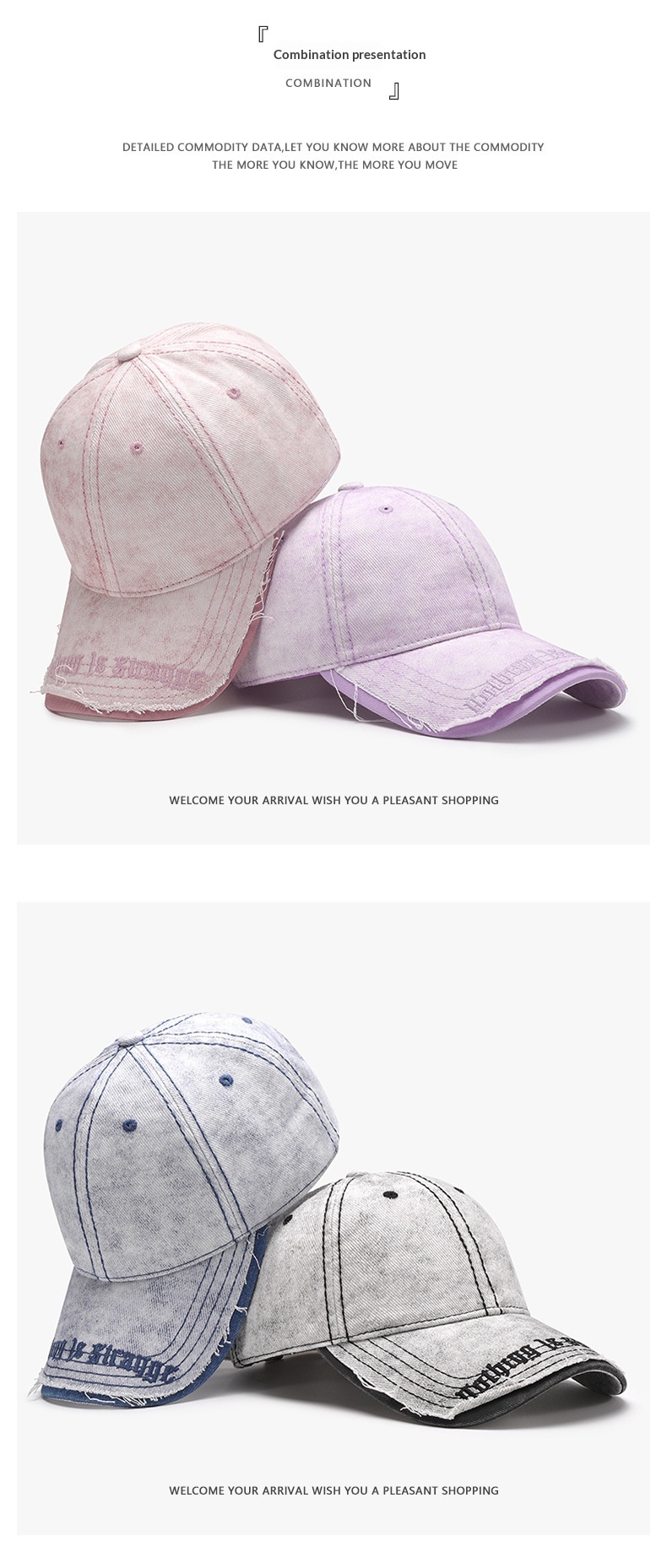 Personalised Baseball Cap With Letter Embroidery For Outdoor Wear_voghion.com
