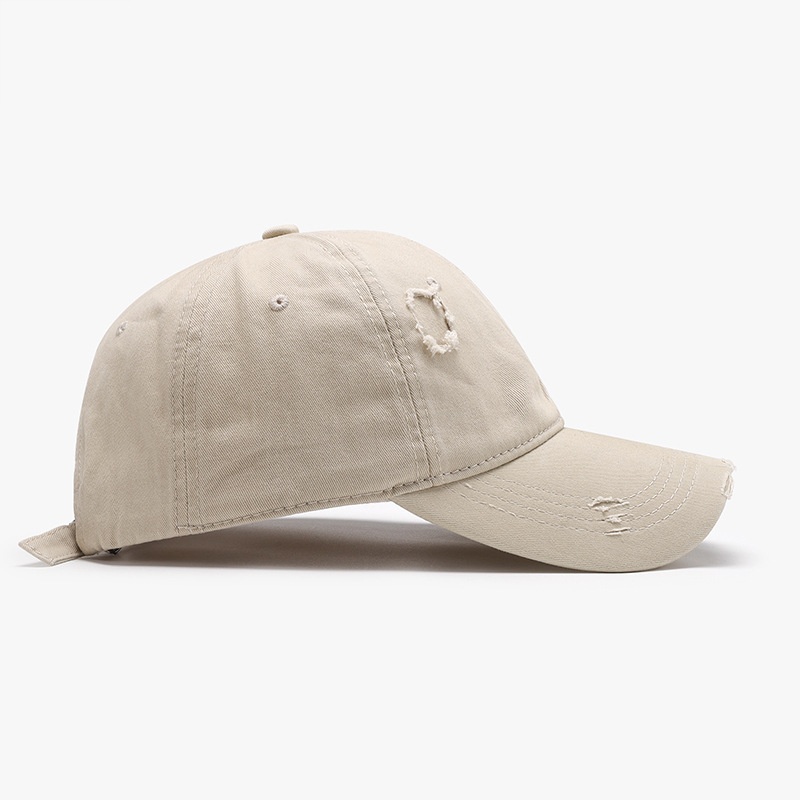 Tor Zur Wildnis Nw Big Plain Washd Basball With Hols Soft Top For Mn And Womn Outdoor Vrsatil Brathabl Duckbill Cap_voghion.com