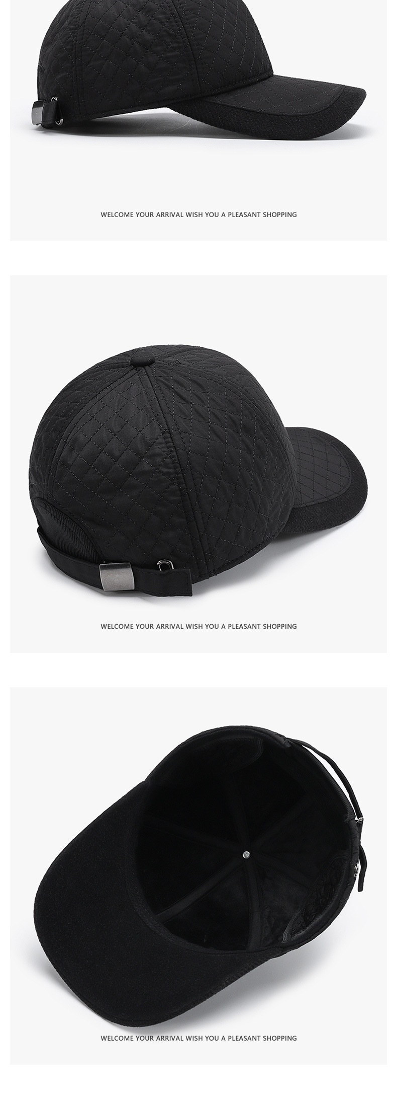 Winter baseball cap voor heren met oorverwarming_voghion.com