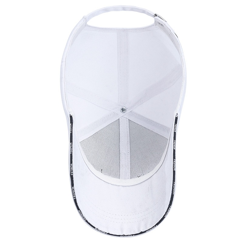 Trendige neue Baseballkappe für Frühling und Herbst, lässig, mit Buchstabenmuster, Sonnenschutz und Entenschnabelform, für Jugendliche, Männer, Frauen, Studenten und Paare_voghion.com